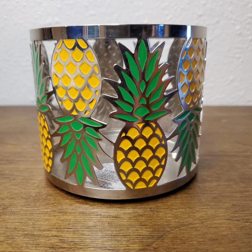 Bath and Body Works Pineapple 3-Wick Candle Holder